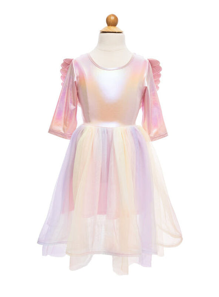 Girls Unicorn Dress With Wings And Headband - Main Image