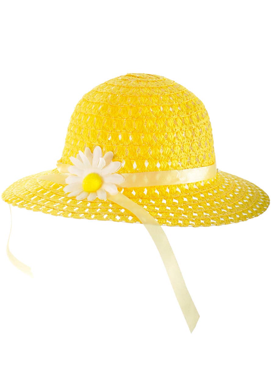 Spring Daisy Sunny Yellow Girls Costume Hat