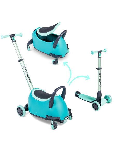 Glider Luna Green 5 In 1 Scooter And Ride On - Main Image