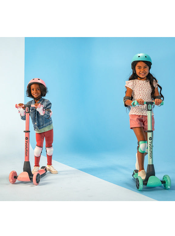 Glider Nua Pink 3 Wheeler Scooter - Lifestyle Image 1
