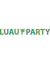 Image of Hawaiian Luau Party Glitter Banner Decoration