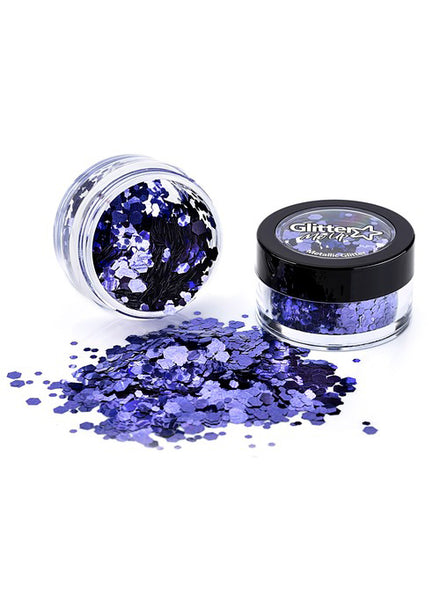Glittler Me Up Chunky Metallic Lavender Loose Glitter Shaker - Main Image