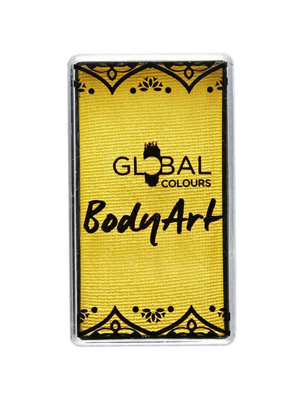 Global 20 Gram Light Yellow Face and Body Cake Makeup - Main Image