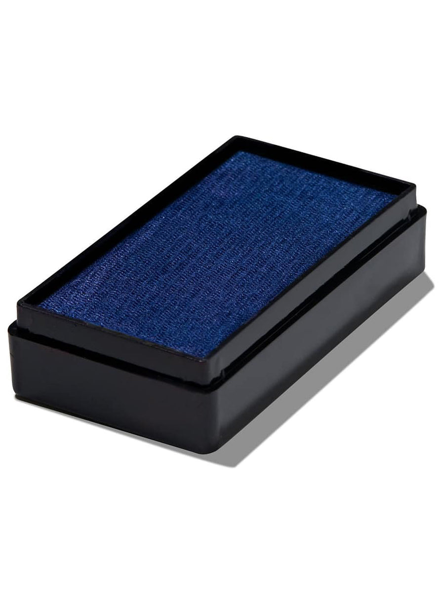 Global 20 Gram Pearl Deep Blue Face and Body Cake Makeup - Alternative Image