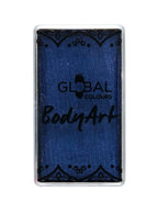 Global 20 Gram Pearl Deep Blue Face and Body Cake Makeup - Main Image