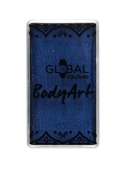 Global 20 Gram Pearl Deep Blue Face and Body Cake Makeup - Main Image