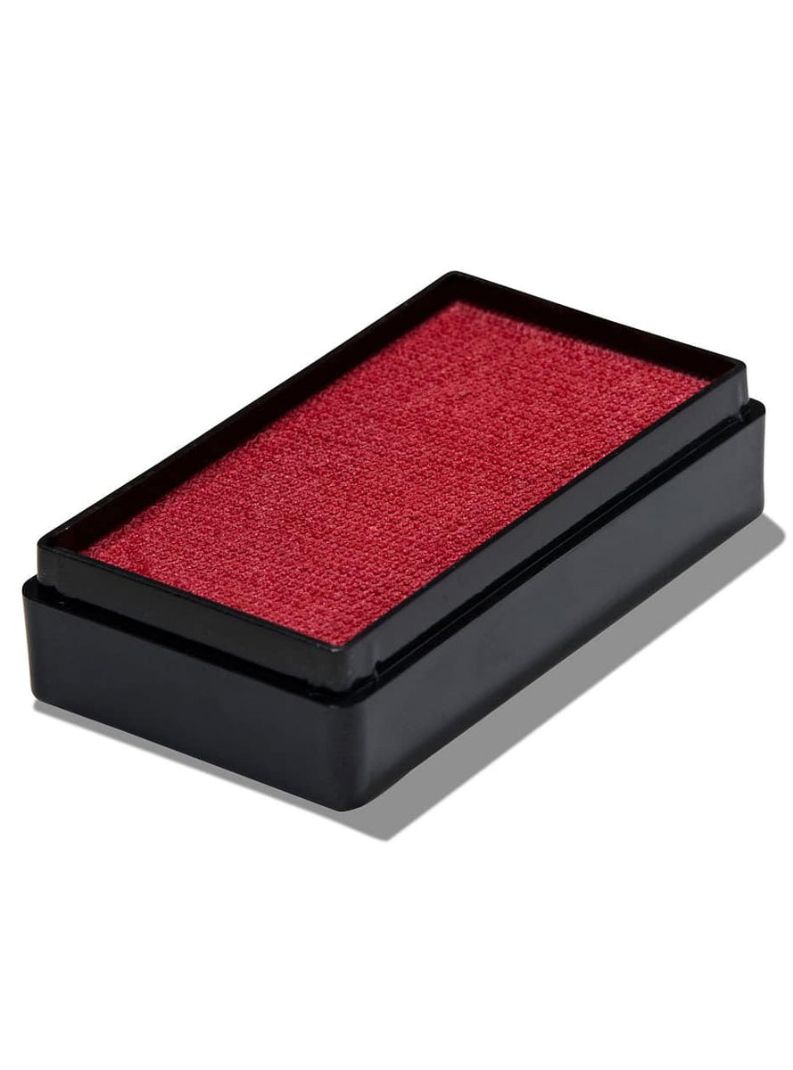 Global 20 Gram Pearl Red Face and Body Cake Makeup - Alternative Image