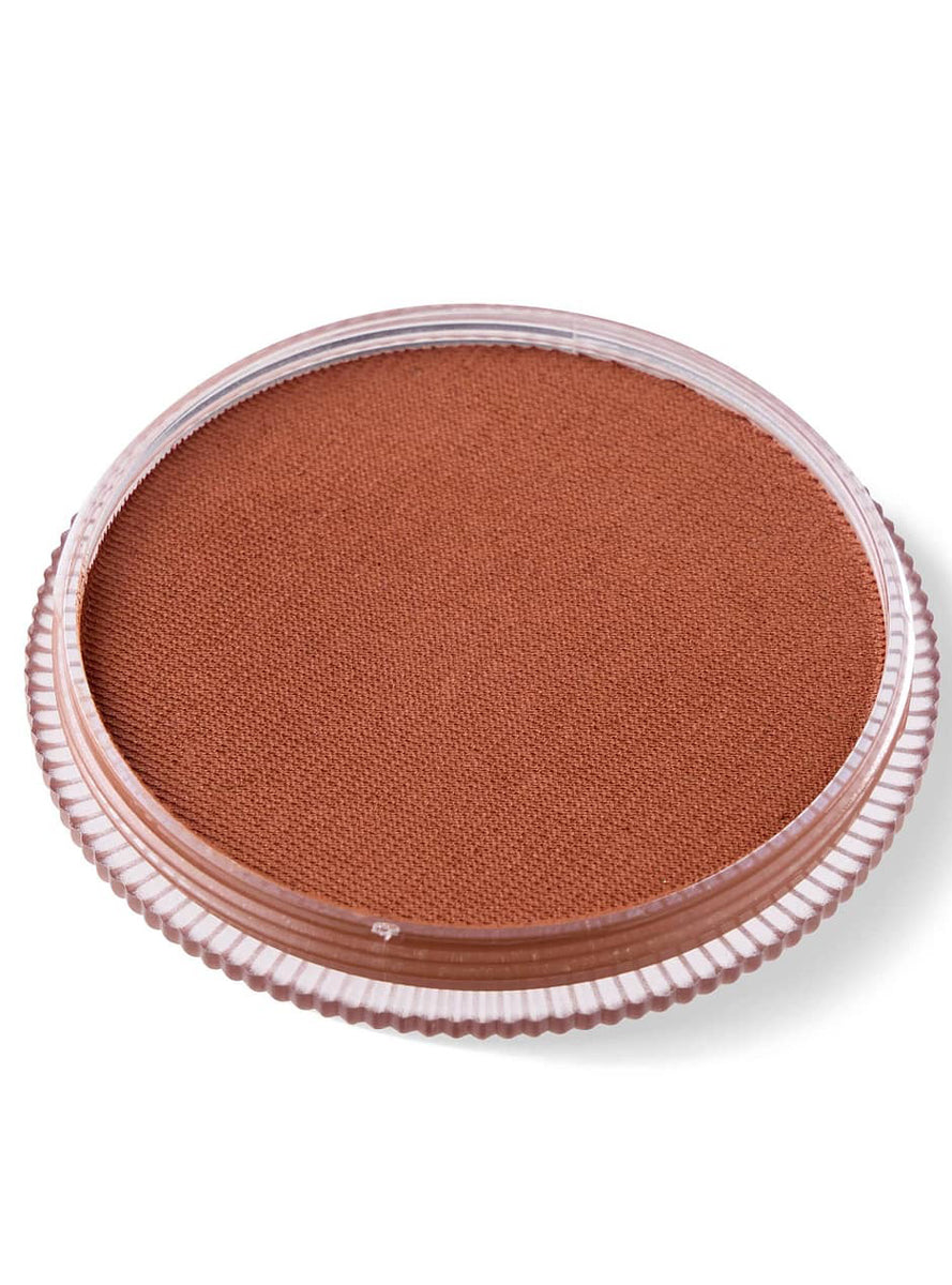 Global Blending 32 Gram Light Brown Cake Makeup - Open Image