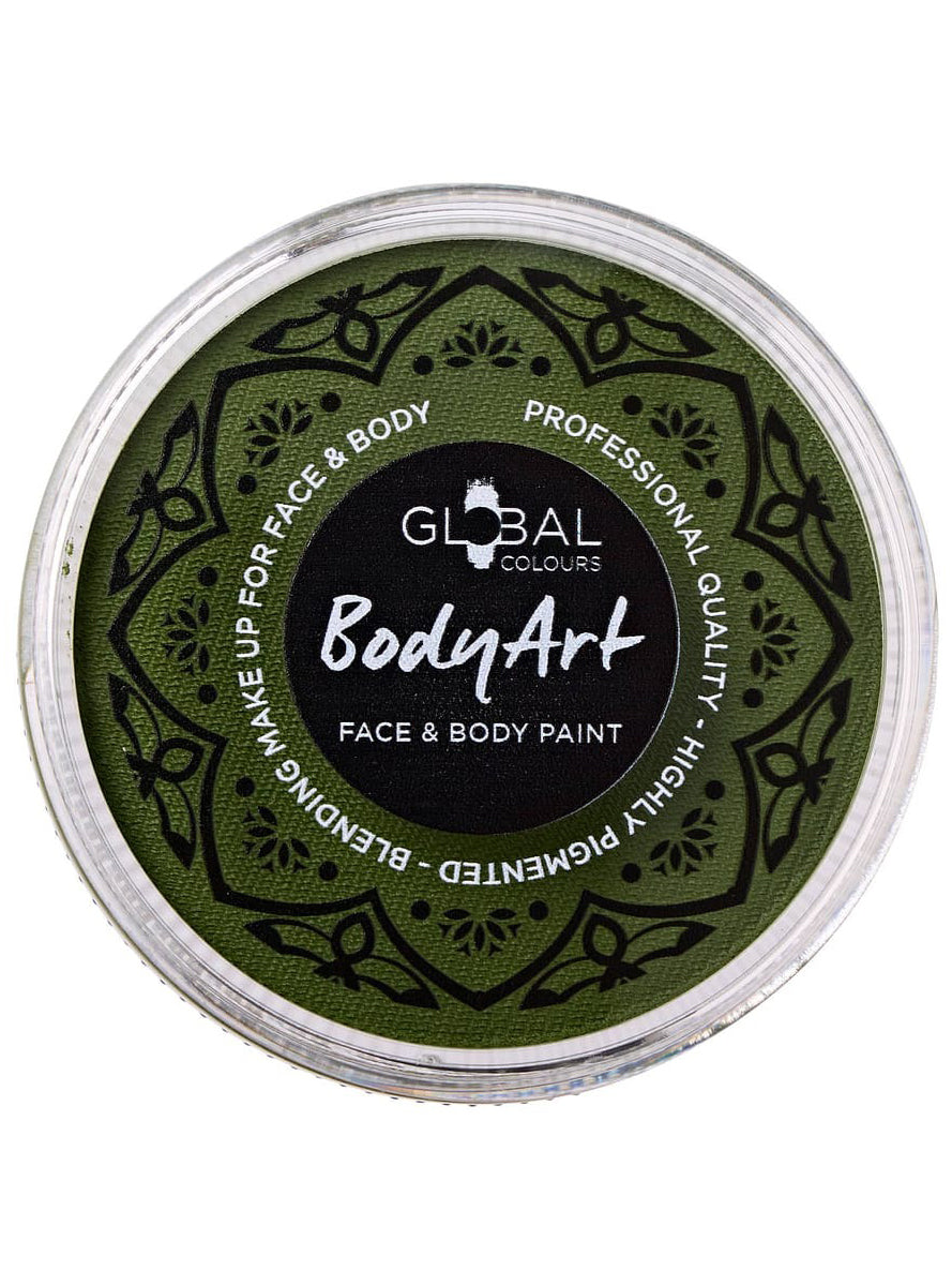 Global Blending 32 Gram Olive Green Cake Makeup - Alternative Image