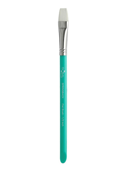 Global Colours Flat Half Inch Springback Body Art Brush - Main Image