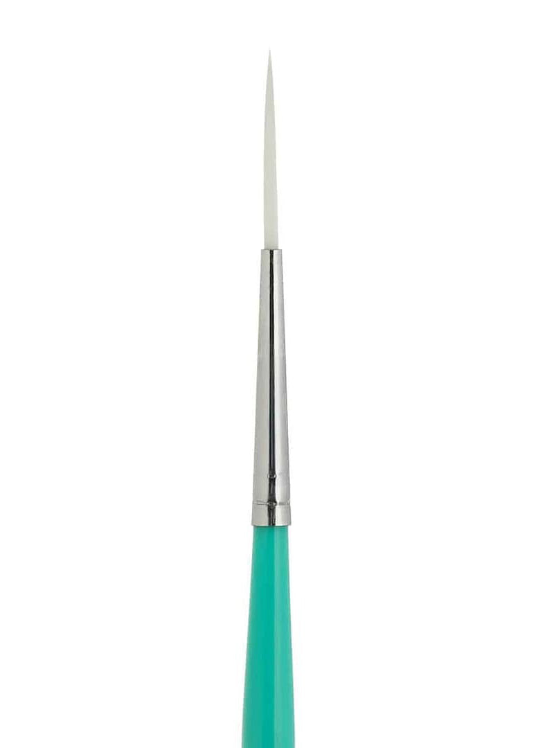Global Colours Long Script Liner Springback Bodyart Brush - Close Image