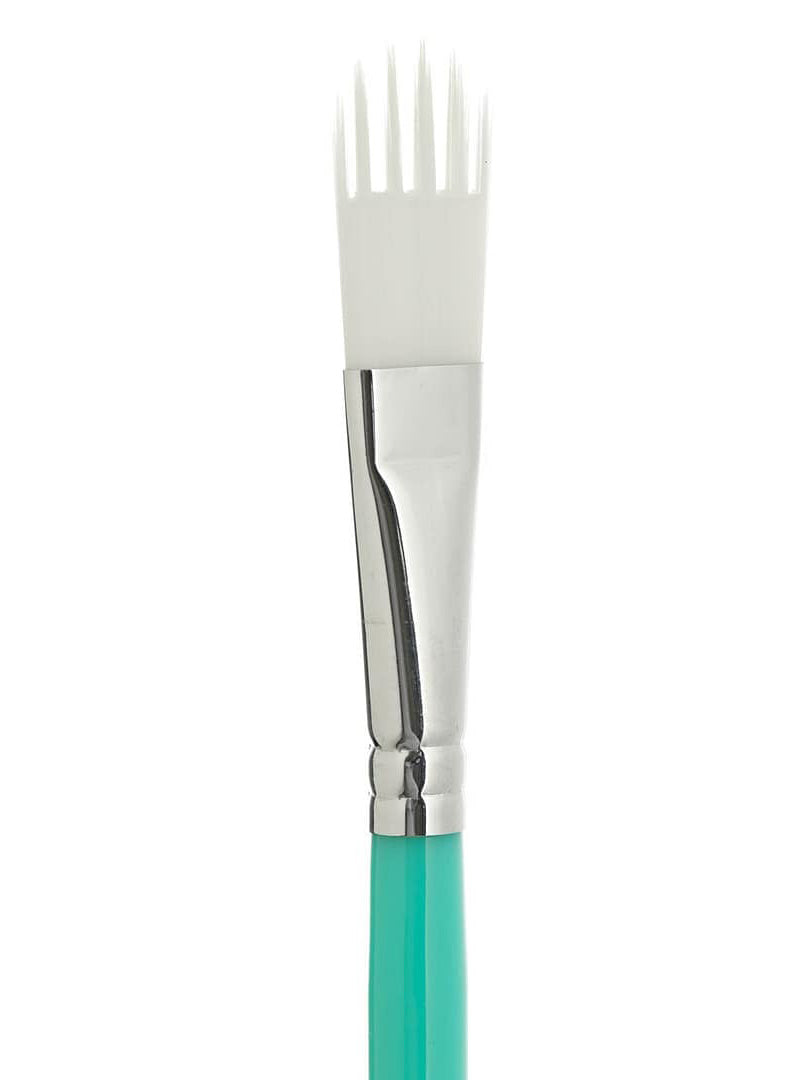 Global Colours Medium Rake Brush Springback Facepaint Brush - Close Image
