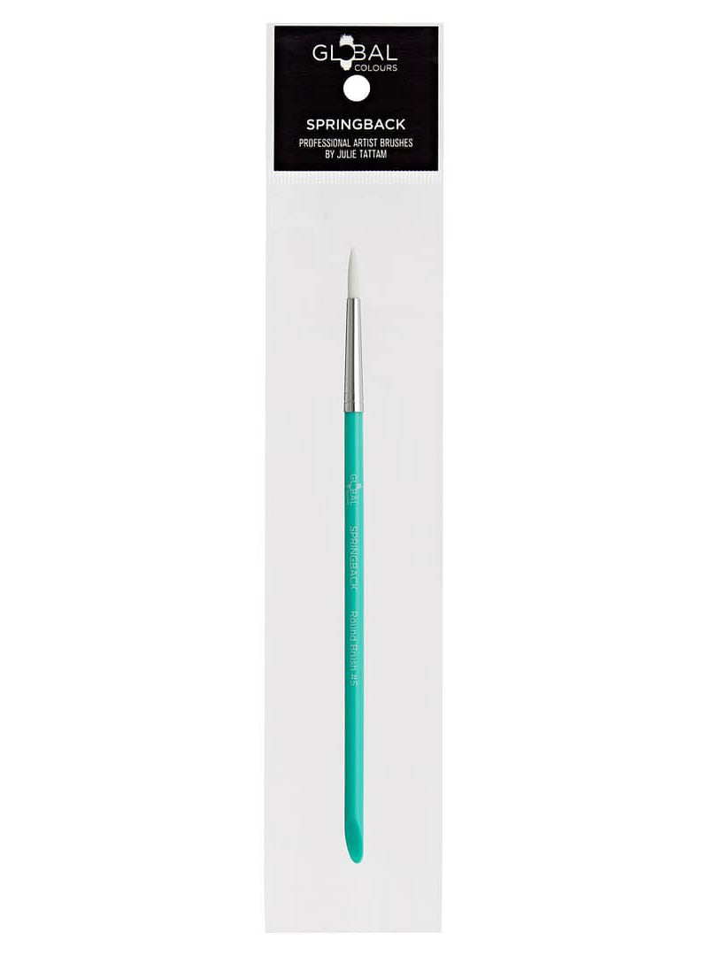 Global Colours Round Brush 5 Springback Facepaint Brush - Packaging Image
