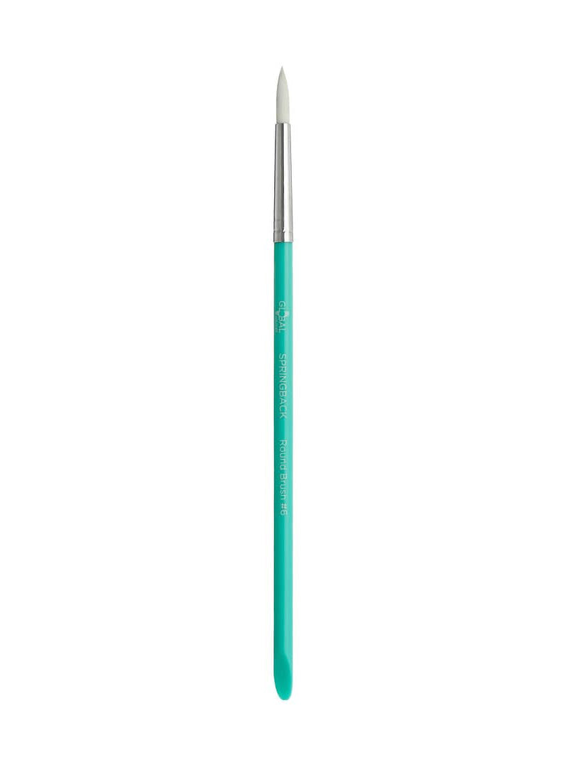Global Colours Round Brush 6 Springback Facepaint Brush - Main Image