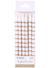 Image of Striped Gold and White 12cm Pack of 12 Candles