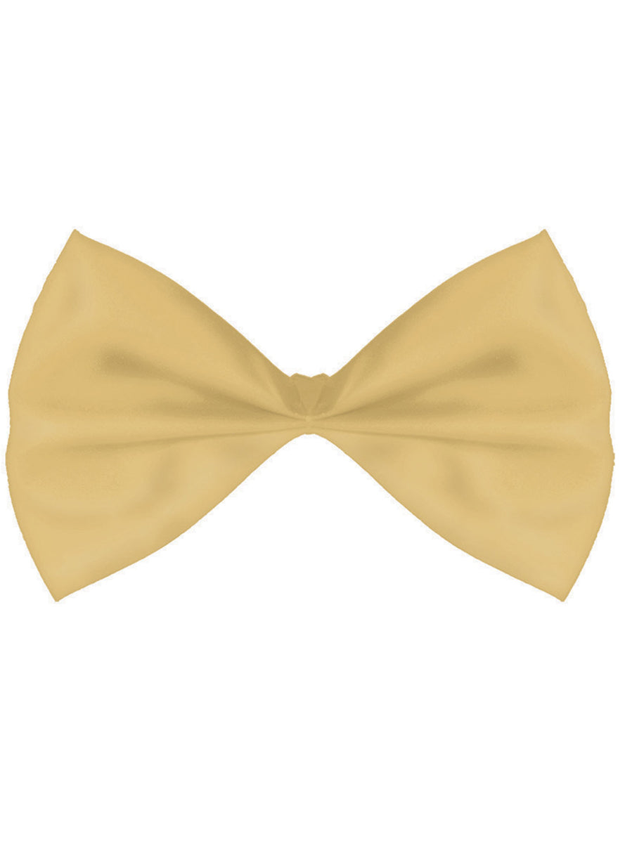 Simple Gold Bow Tie Accessory