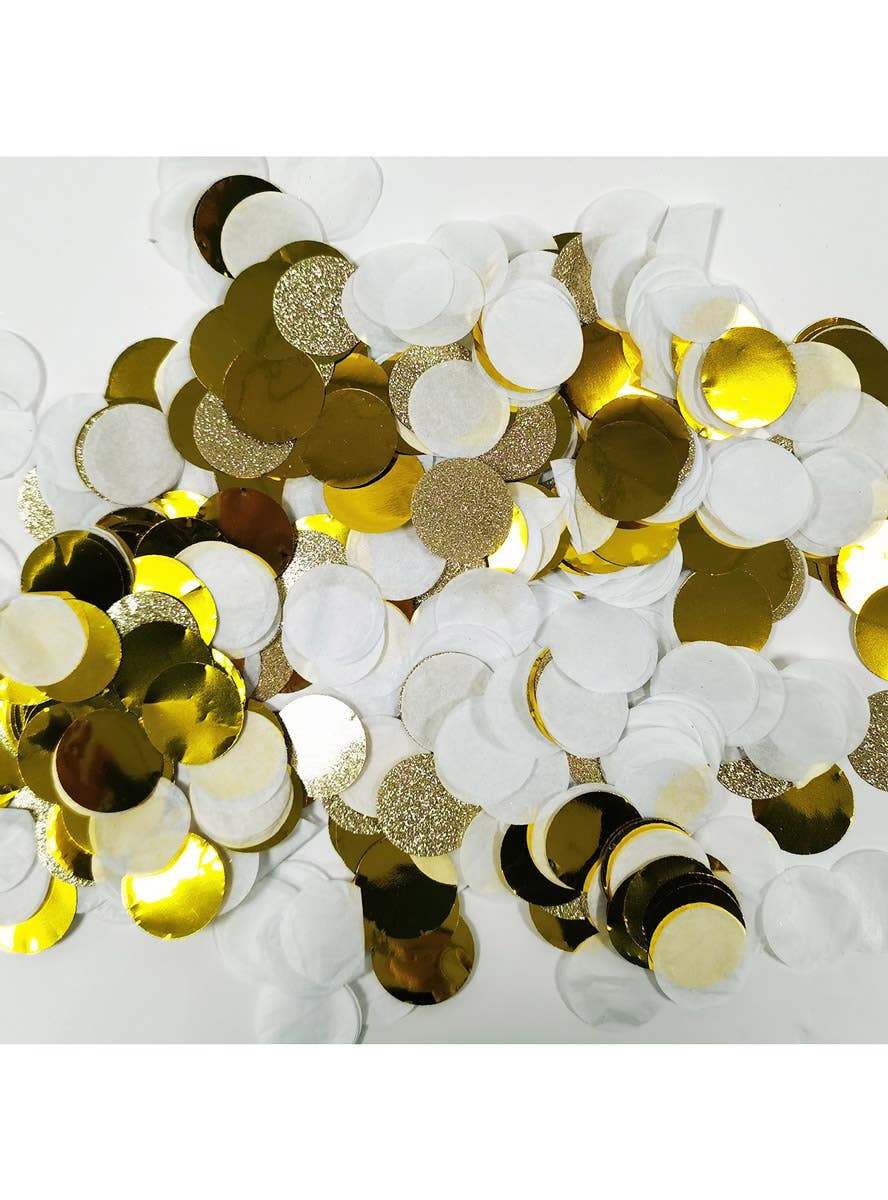 Image of 20g Bag Gold Foil and Glitter Paper Confetti