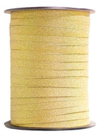 Image of Gold Glitter 227m Long Flat Curling Ribbon