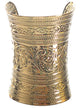 Image of Embossed Gold Plated Metal Wrist Cuff Costume Accessory