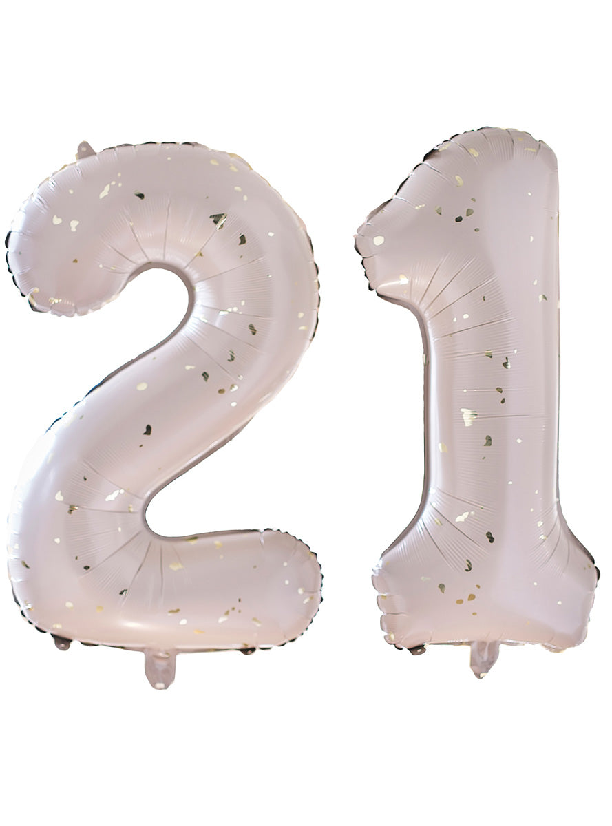 Gold Party 21st Birthday 66cm Balloon Kit – Main Image