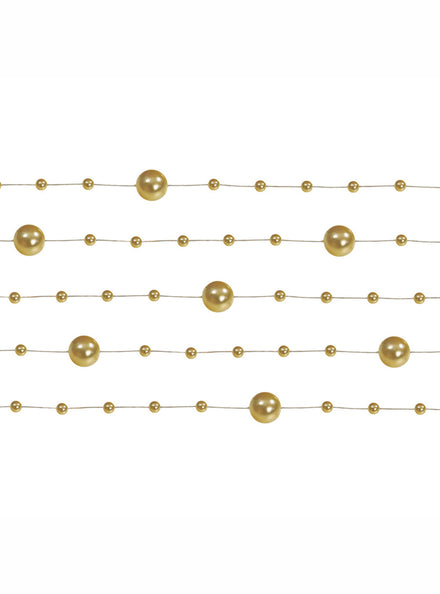 Gold Pearl 130cm Long Garland - Main Image