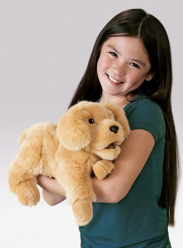 Golden Retriever Puppy Puppet - Alternate Image 2