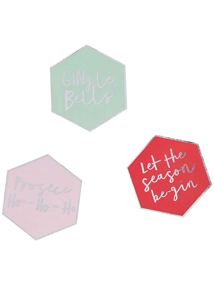 Christmas Good Cheer Drink Coasters - Main Image