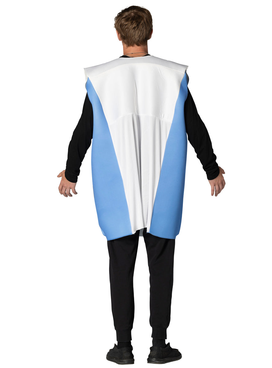 Granulated Sugar Box Novelty Adults Costume - Back Image