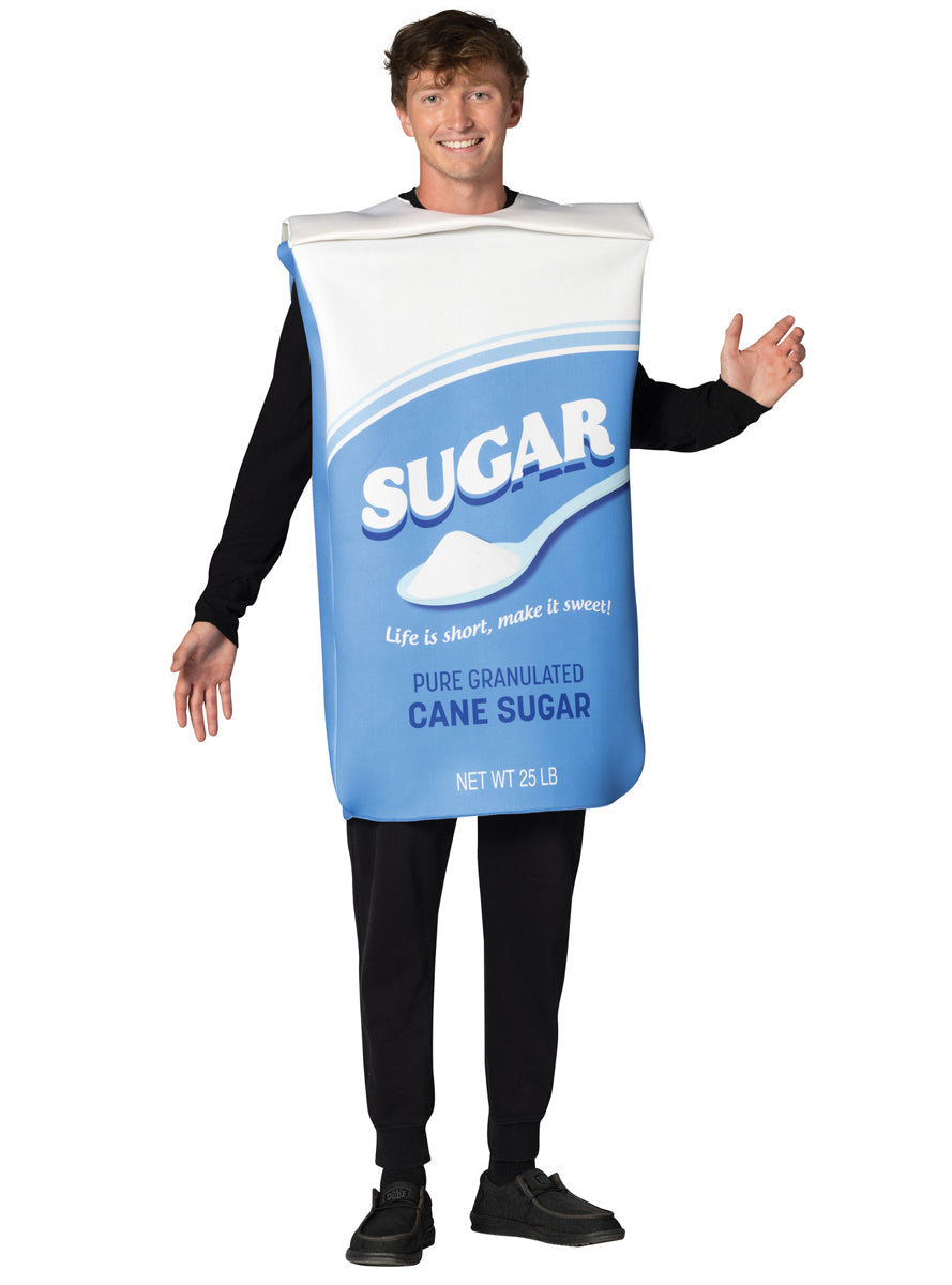 Granulated Sugar Box Novelty Adults Costume - Main Image