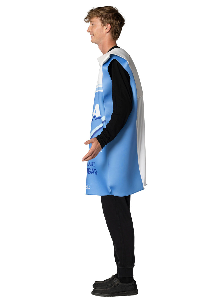 Granulated Sugar Box Novelty Adults Costume - Side Image