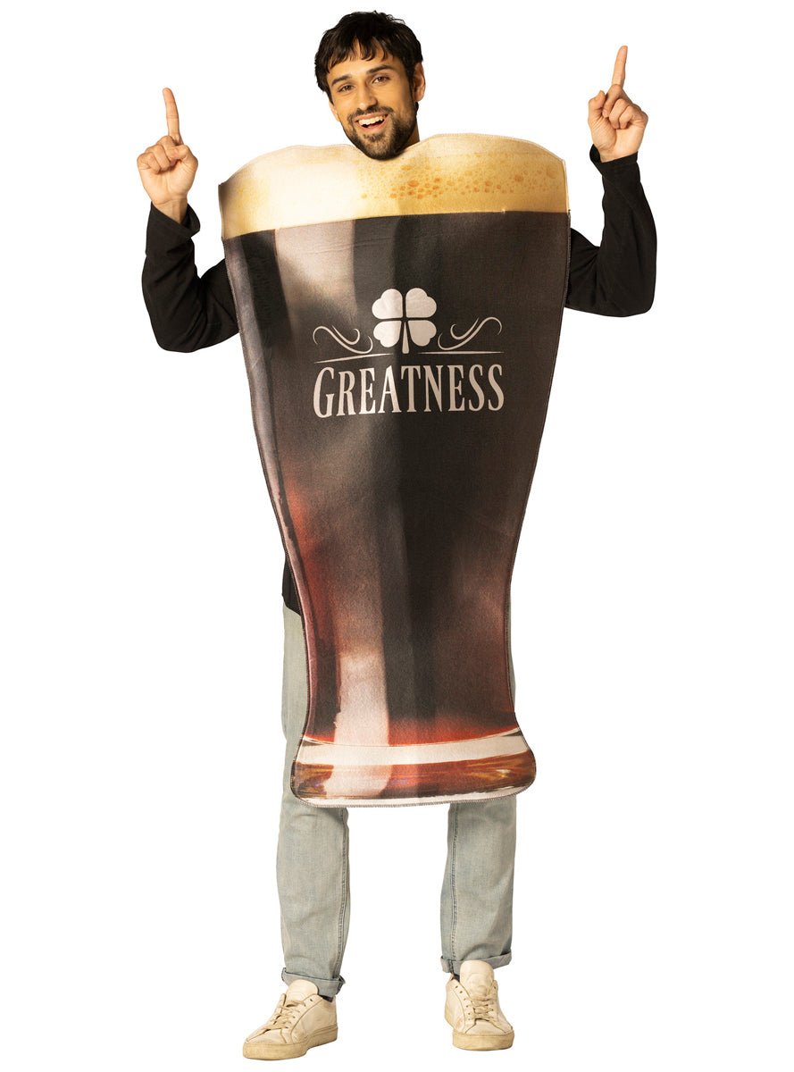 Greatness Dark Beer Novelty Adults Costume - Main Image