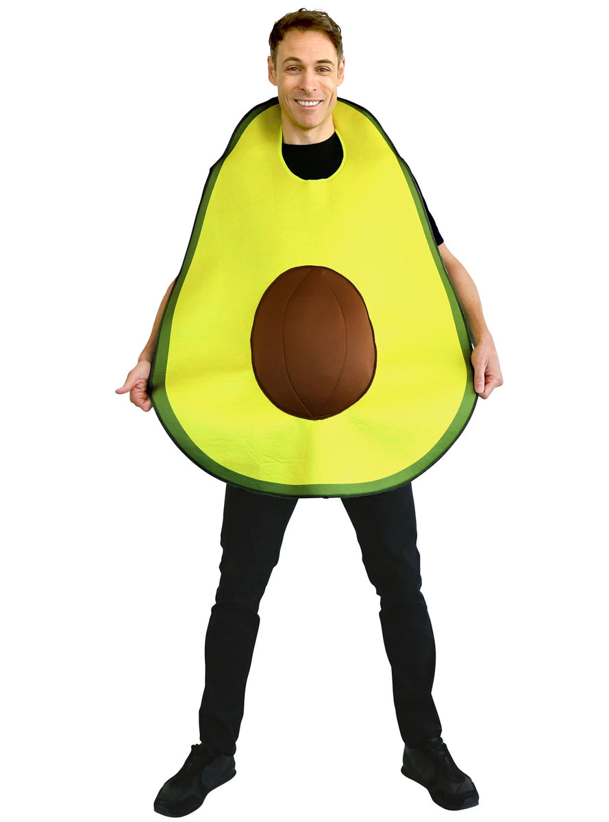 Green Avocado Adults Vegetable Costume - Main Image
