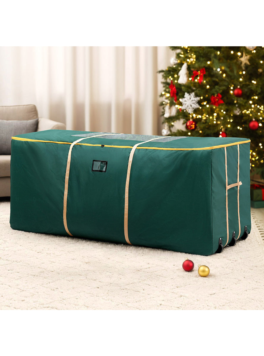 Green Christmas Tree Storage Bag With Handles - Alternate Image 1