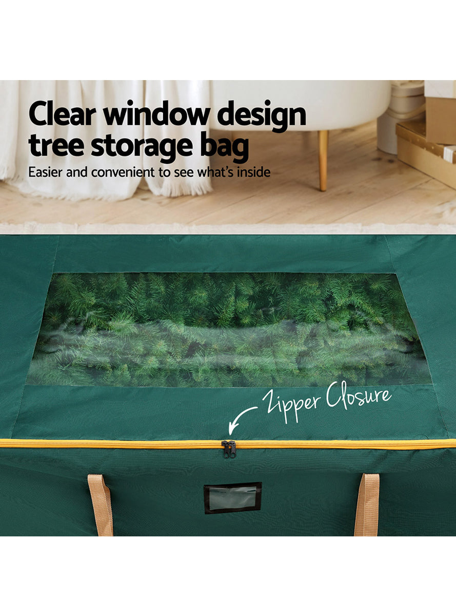 Green Christmas Tree Storage Bag With Handles - Info Image 2