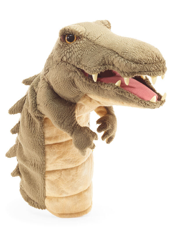 Green Crocodile Head Stage Puppet - Alternate Image