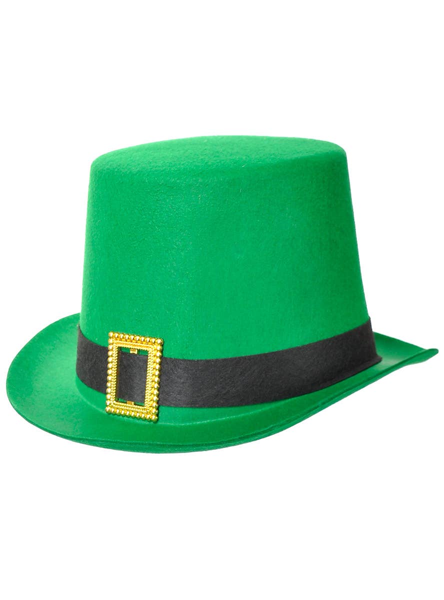 St Patrick's Day Green Felt Top Leprechaun Costume Hat