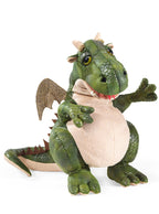 Friendly Green Dragon Large Plush Puppet