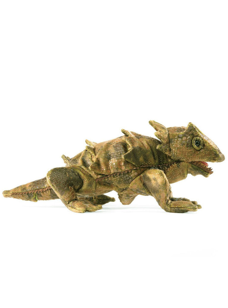 Green Horned Lizard Hand Puppet - Side Image