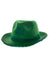 Green Felt St Pats Day Fedora Costume Hat With A Lucky Clover 