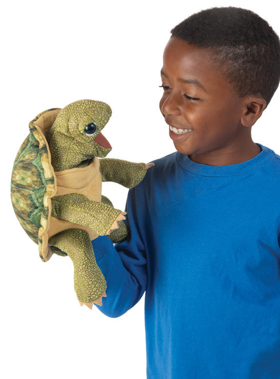 Green Tortoise Hand Puppet - Alternate Image 3
