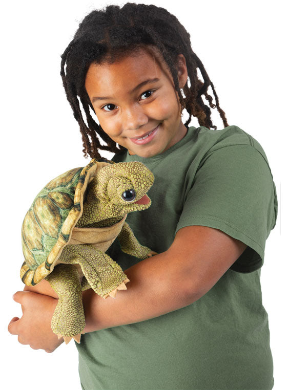 Green Tortoise Hand Puppet - Alternate Image 4