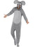 Image of Big Grey Elephant Men's Onesie Costume - Front Image