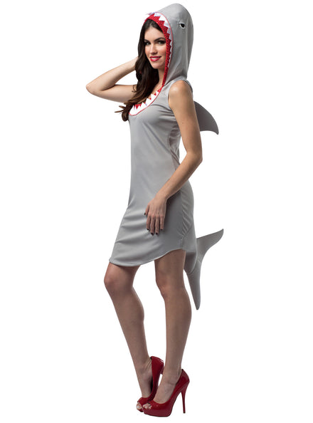 Grey Shark Novelty Womens Costume Dress - Main Image