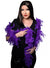 Deep Purple Fluffy Feather Boa Costume Accessory