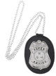 Special Police Detective Badge on Chain Costume Accessory