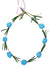 Sky Blue Flower and Vines Costume Headband