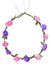 Pink and Purple Flower and Vines Costume Headband