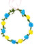Blue and Yellow Flower and Vines Costume Headband