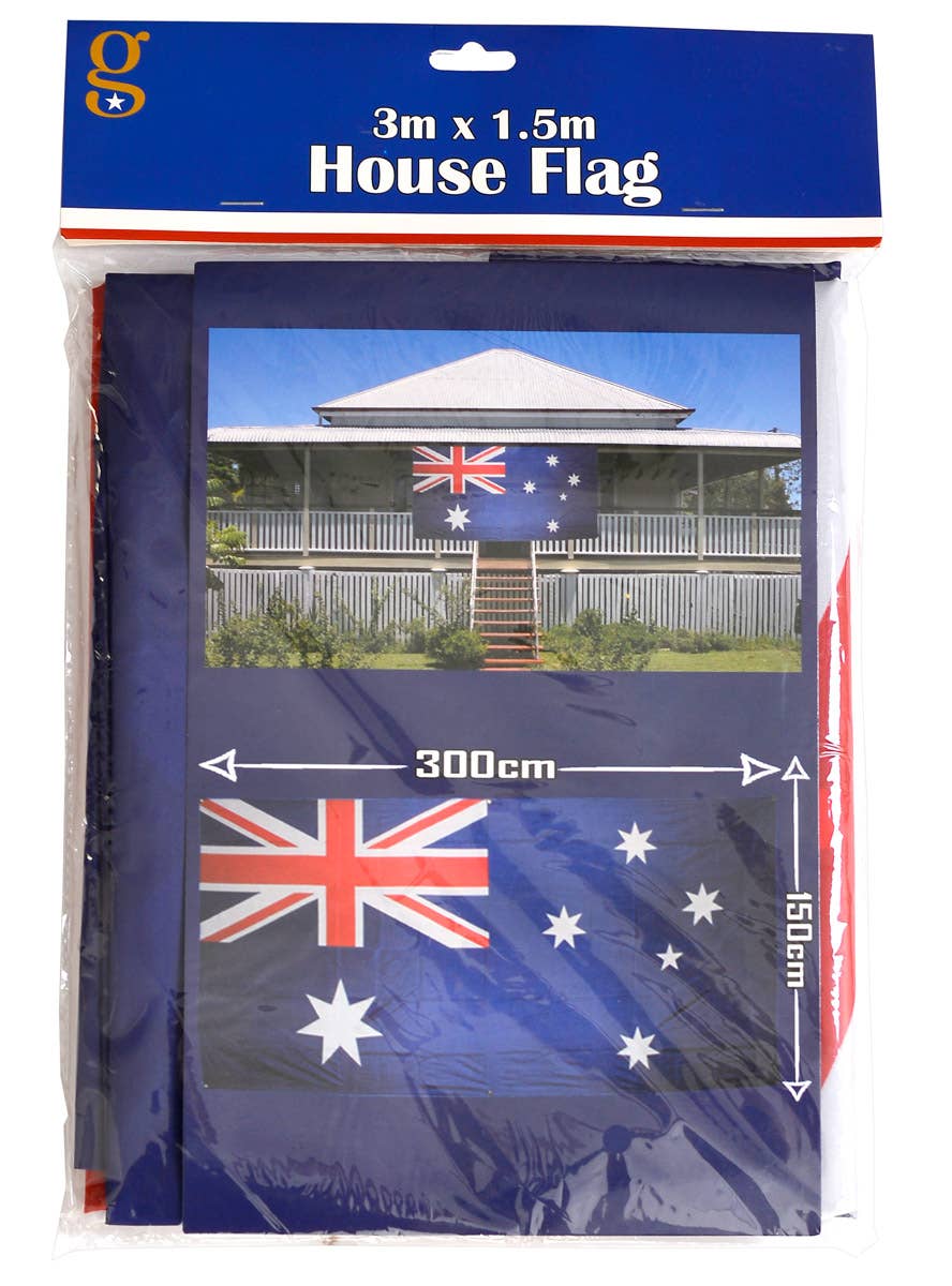 Large 3 Metre Australian Flag Decoration
