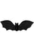 Black Tinsel Bat Halloween Decoration